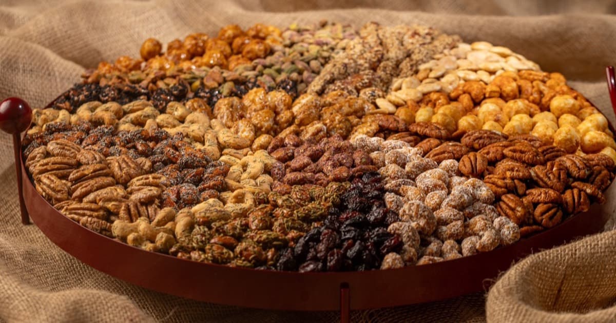 Coffrets cadeaux Guermello — fruits secs torréfiés et douceurs