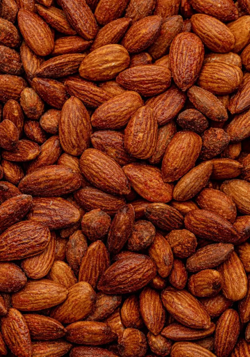 Amandes Barbecue - لوز بالباربكيو — fruits secs Guermello