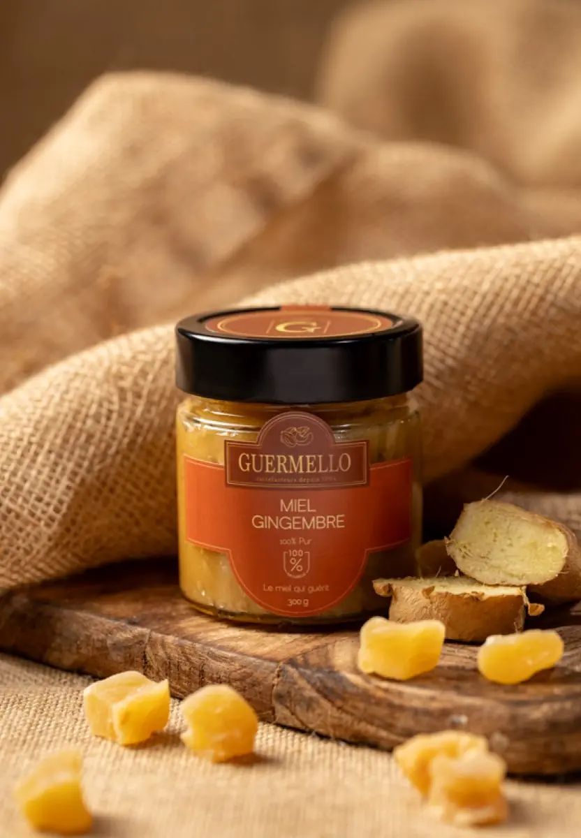 Gingembre au Miel - زنجبيل بالعسل — fruits secs Guermello
