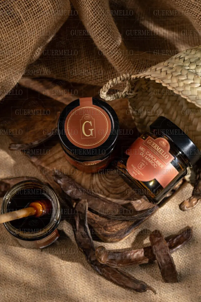 Miel de Caroubier - عسل الخروب — fruits secs Guermello