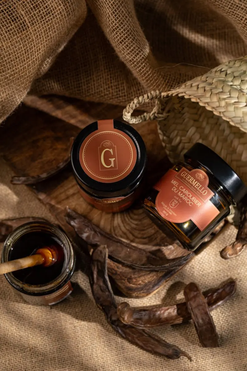 Miel de Caroubier - عسل الخروب — fruits secs Guermello