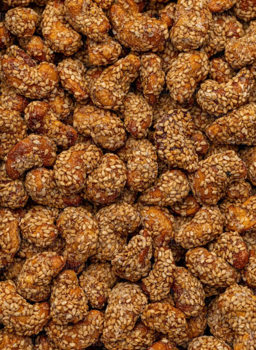 Cajou Sésames - كاجو بالسمسم — fruits secs Guermello