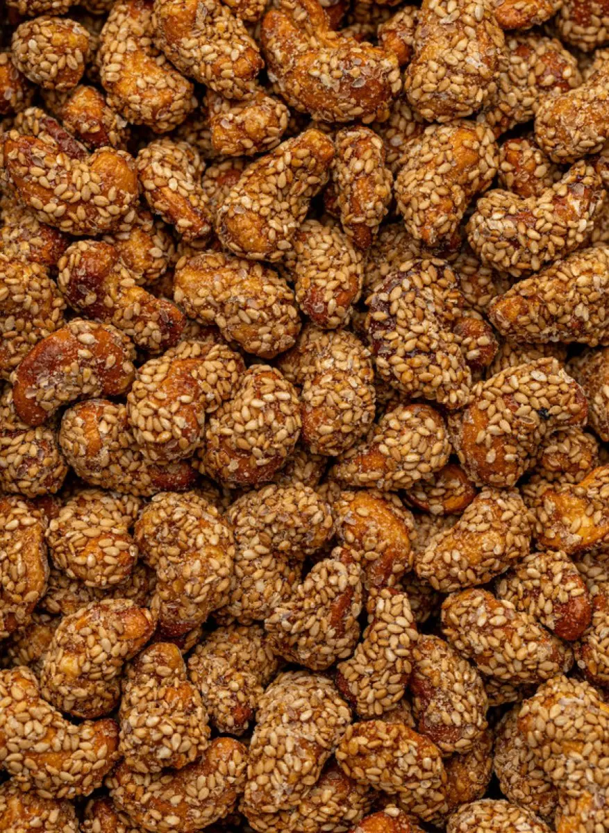 Cajou Sésames - كاجو بالسمسم — fruits secs Guermello
