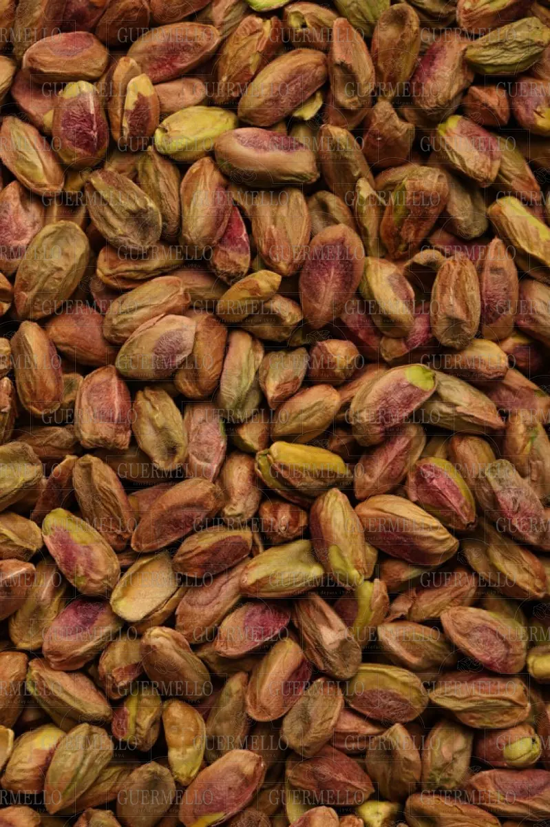 Pistaches Décortiquées sans Sel - فستق مقشر غير مملح — fruits secs Guermello