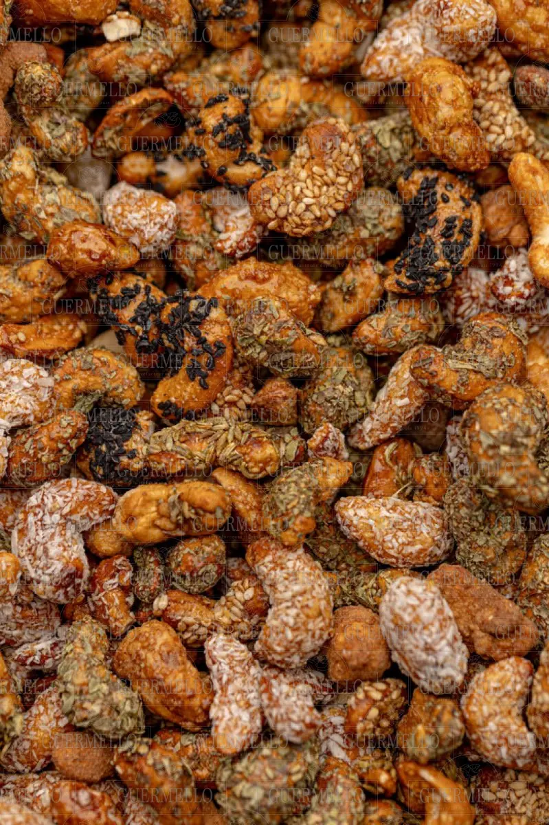 Mélange de Noix de Cajou Caramélisées - خلطة كاجو مكرمل — fruits secs Guermello