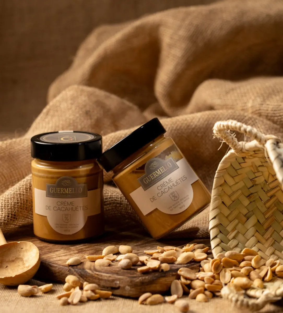 Beurre de Cacahuètes - زبدة الفول السوداني — fruits secs Guermello