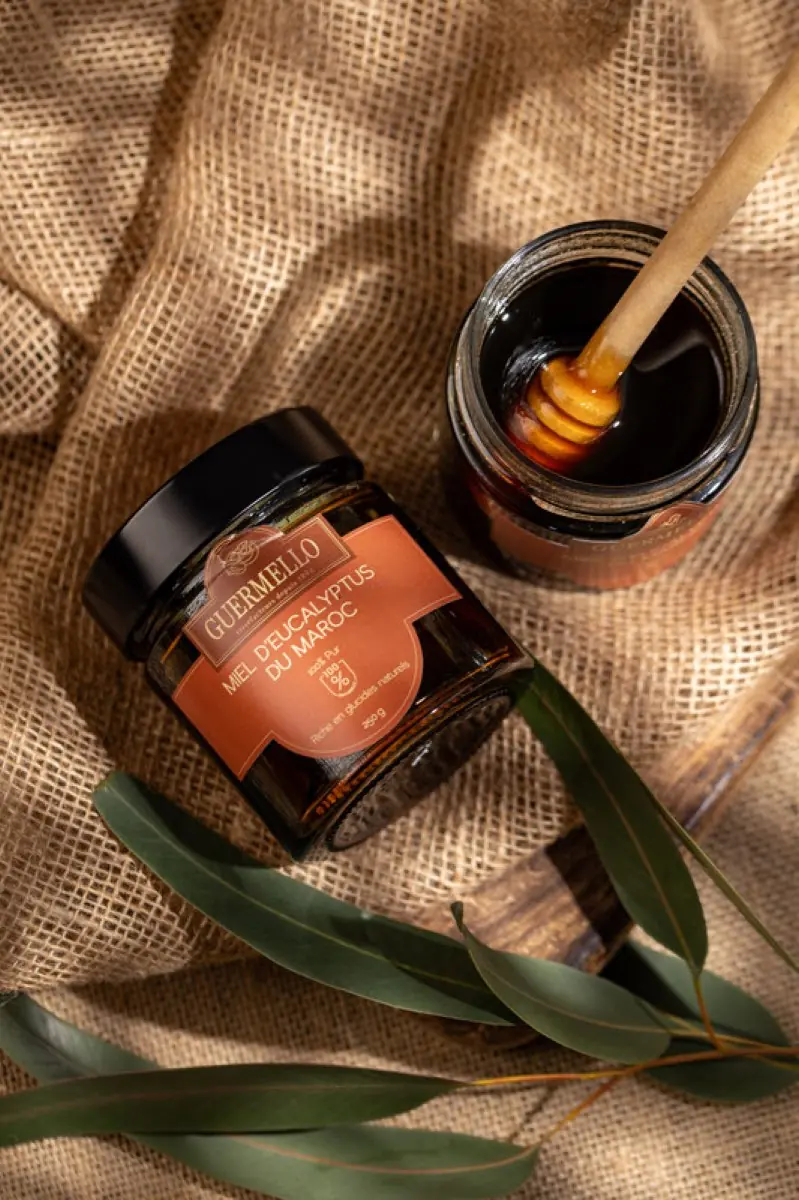 Miel d'Eucalyptus - عسل الأوكالبتوس — fruits secs Guermello