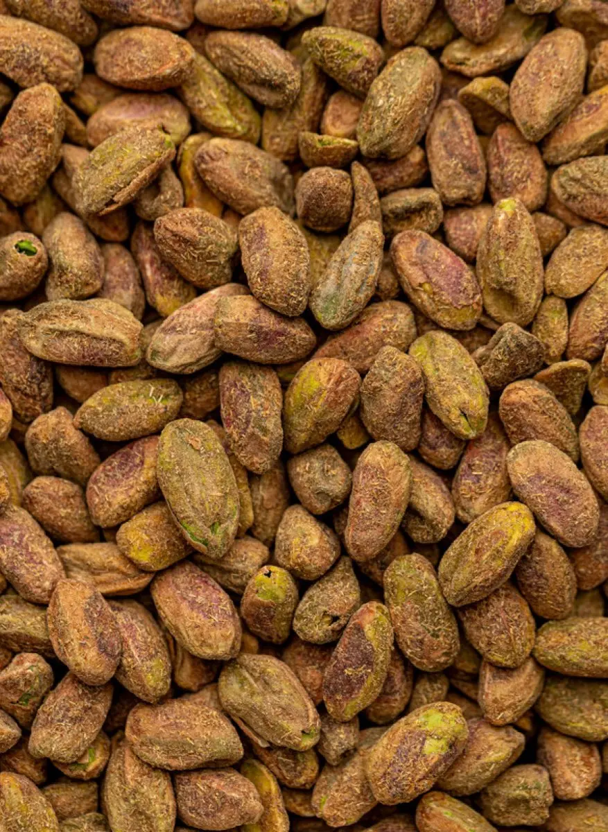 Pistaches Décortiquées au Gingembre - فستق مقشر بالزنجبيل — fruits secs Guermello