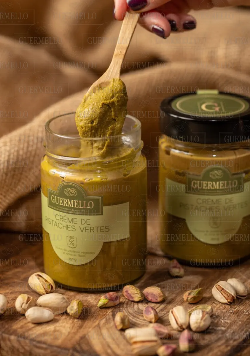 Crème de Pistache sans Sucres - كريمة الفستق بدون سكر — fruits secs Guermello