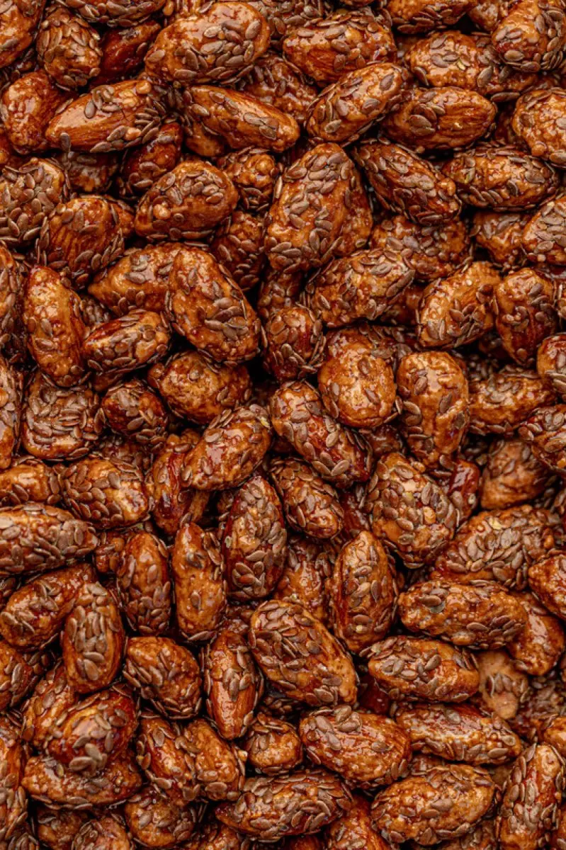 Amandes Graines de Lin - لوز ببذور الكتان