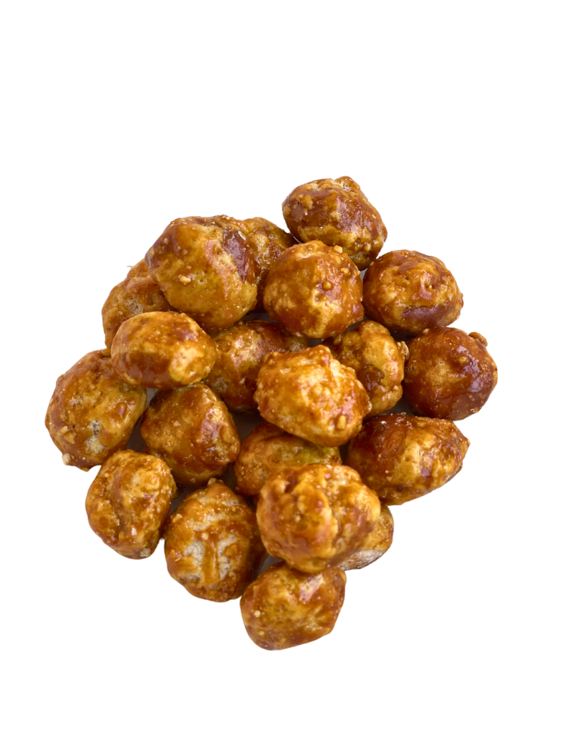 Noix de macadamia caramélisée