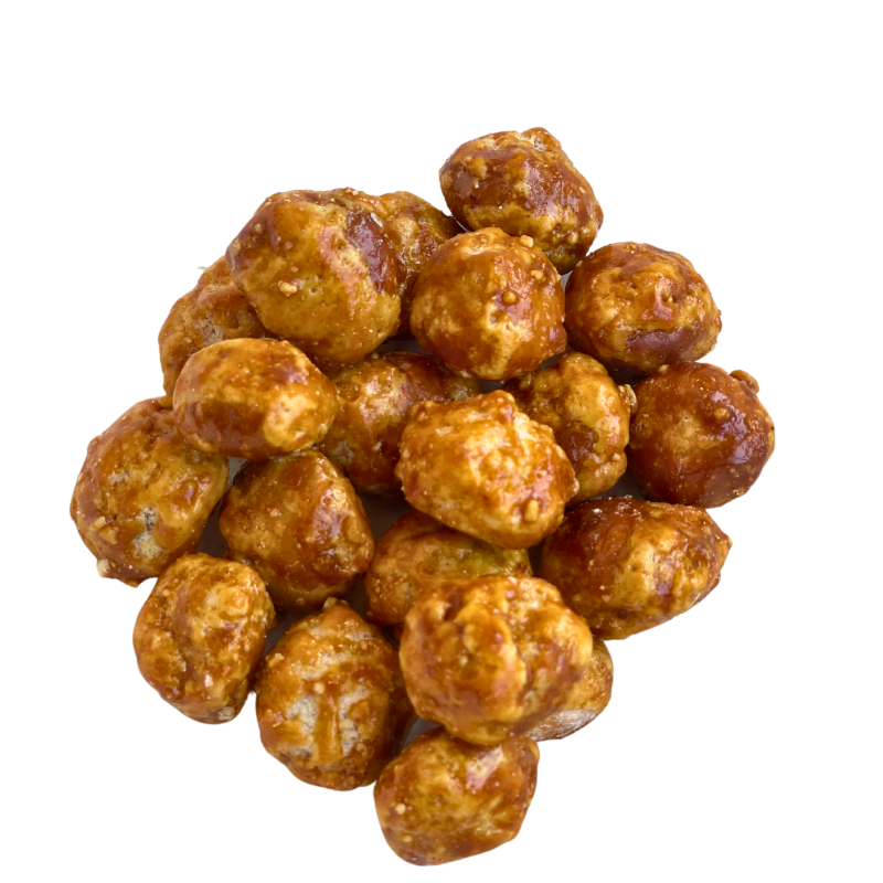 Noix de macadamia caramélisée