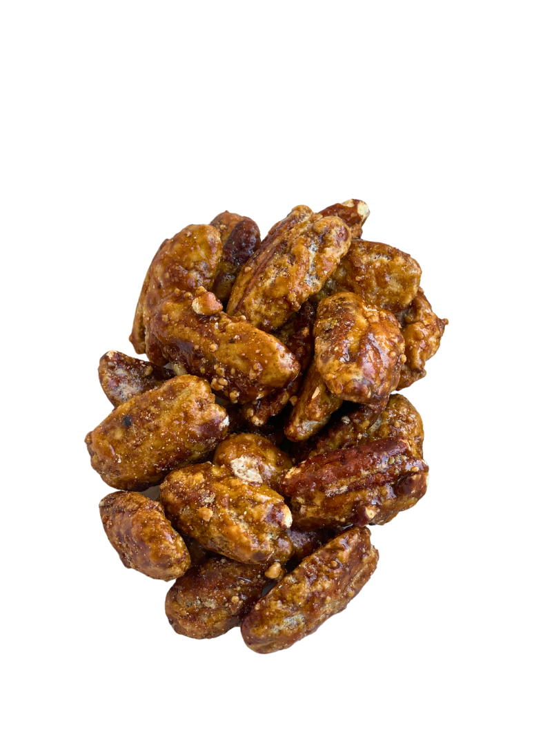 Noix de pécan caramélisée